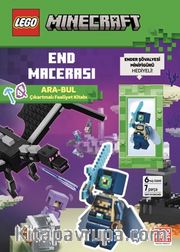 Lego Mınecraft End Macerası Ara-Bul Çıkartmalı Faaliyet Kitabı (Ender Şövalyesi Minifügür Hediyeli)