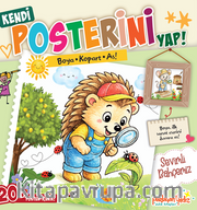 Sevimli Bahçemiz / Kendi Posterini Yap Boya Kopart As
