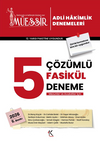 Müessir Adli Hakimlik Denemeleri 2026 / Çözümlü 5 Deneme