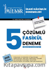 Müessir İdari Hakimlik Denemeleri-2025 Çözümlü 5 Deneme