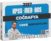 2027 KPSS MEB-AGS Coğrafya Video Ders Notları
