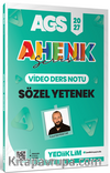 2027 MEB AGS Ahenk Serisi Sözel Yetenek Video Ders Notları