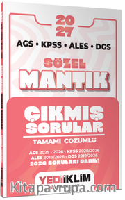 2027 AGS KPSS ALES DGS Sözel Mantık Tamamı Çözümlü Çıkmış Sorular