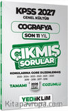 2027 KPSS Genel Kültür Coğrafya Konularına Göre Tamamı Çözümlü Son 11 Yıl Çıkmış Sorular