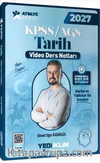 2027 KPSS AGS Atölye Serisi Genel Kültür Tarih Video Ders Notları