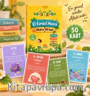El-Esmau'l Husna Allah'ın 99 İsmi 50 Eğitici Kart