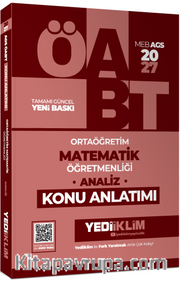 2027 MEB AGS ÖABT  Ortaöğretim  Matematik Öğretmenliği -Analiz Konu Anlatımı