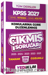 2027 KPSS Genel  Yetenek - Genel  Kültür Konularına Göre Düzenlenmiş Tamamı Çözümlü Çıkmış Sorular
