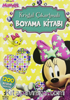 Disney Minnie Kristal Çıkartmalı Boyama Kitabı