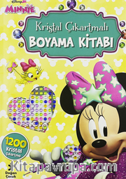 Disney Minnie Kristal Çıkartmalı Boyama Kitabı