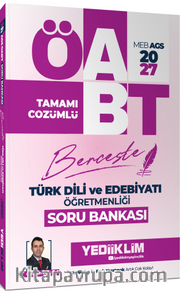 2027 MEB AGS ÖABT Türk Dili Ve Edebiyatı Öğretmenliği Berceste Tamamı Çözümlü Soru Bankası