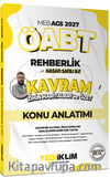 2027 MEB AGS ÖABT Hasan Sanlı İle Rehberlik Kavram Zihin Haritaları Ve Özet Konu Anlatım
