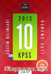 2013 KPSS Eğitim Bilimleri 10 Deneme Seti <br /> Çözüm Kitapçıklı