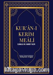 Kur'an-ı Kerim Meali (Mavi Kapak)