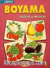 Eğitici Boyama 3 Sebzeler ve Meyveler