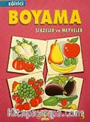 Eğitici Boyama 3 Sebzeler ve Meyveler