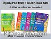 İngilizce'de 4000 Temel Kelime Seti (6 Kitap+Online Ses Dosyaları)