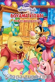 Winnie The Pooh Boyama Kitabı Doğum Günü Partisi