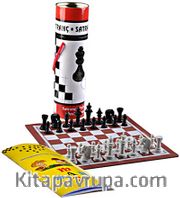 Satranç Kitabı <br />Silindir kutulu (zemin ve taşları hediye)