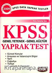 KPSS Genel Yetenek-Genel Kültür Yaprak Test