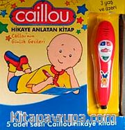 Caillou Hikaye Anlatan Kitap (5 Adet Sesli Caillou Hikaye Kitabı)
