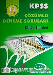 KPSS Çözümlü Deneme Soruları Eğitim Bilimleri 12 Adet