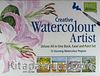 Creative Watercolour Artist & Deluxe All in One Book, Easel and Paint Set