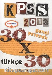 2013 KPSS Genel Yetenek 30x30 Türkçe Deneme