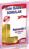 1. Sınıf 1. Yarıyıl Güz Dönemi Tam İsabet Sorular Matematik -1 (Kod: AF-211-MAT)