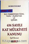 634 Sayılı Kat Mülkiyeti Kanunu