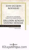 Dillerin Kökeni Üstüne Deneme (Ciltli)