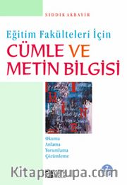 Cümle ve Metin Bilgisi