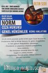 Norm Ceza Hukuku Genel Hükümler Konu Anlatımı