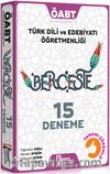 2016 ÖABT Türk Dili ve Edebiyatı Öğretmenliği Berceste Tamamı Çözümlü 15 Deneme Sınavı 