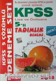 2016 KPSS Lise ve Önlisans 5'li Tadımlık Deneme