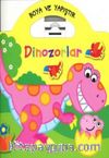 Boya ve Yapıştır Dinozorlar - Sarı