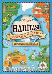 Dünya Haritası Boyama Kitabı