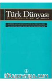 Türk Dünyası Dil ve Edebiyat Dergisi Sayı: 39
