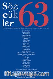 Sözcükler İki Aylık Edebiyat Dergisi Sayı:63 Eylül-Ekim 2016