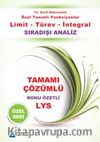 LYS 12. Sınıf Matematik Özel Tanımlı Fonksiyonlar Limit-Türev-İntegral Tamamı Çözümlü Konu Özetli Özel Seri