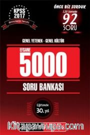 2017 KPSS Genel Yetenek Genel Kültür Efsane 5000 Soru Bankası