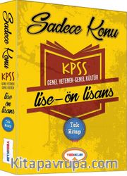 2017 KPSS Genel Yetenek Genel Kültür Lise-Ön Lisans Sadece Konu Tek Kitap