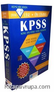 2016 KPSS Lise Önlisans Konu Anlatımlı Soru Bankası 