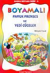 Boyamalı Pamuk Prenses ve Yedi Cüceler/Masallı Boyama Serisi/Büyük Boy
