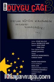Duygu Çağı 2 Aylık Felsefe-Sanat-Şiir Dergisi Eylül-Ekim 2016 Sayı:3