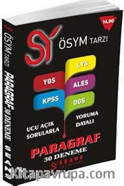2016 KPSS ALES DGS YGS LYS İçin ÖSYM Tarzı Paragraf 30 Deneme 