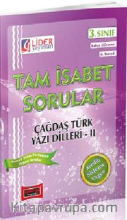 AÖF Çağdaş Türk Yazı Dilleri -II 3. Sınıf Bahar Dönemi (6. Yarıyıl) Tam İsabet Sorular (AF-236-CTY)