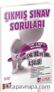 AÖF Çalışma Ekonomisi ve Endüstri İlişkileri 3. Sınıf (Bahar Dönemi 6. Yarıyıl)