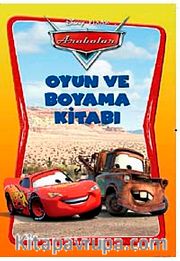 Arabalar Oyun ve Boyama Kitabı