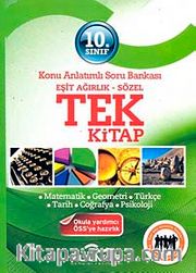10. Sınıf Sayısal Tek Kitap Konu Anlatımlı Soru Bankası